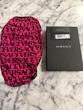 Versace Logo Print Dog Shirt **Like New**